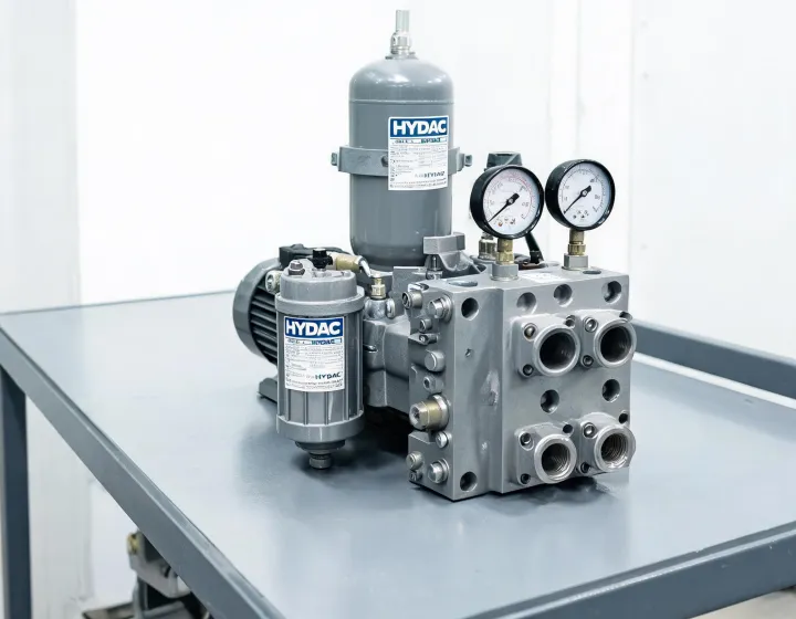 hydraulic drive manifold and filter assembly